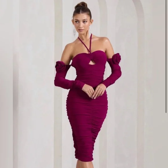 sachin and babi light blue dress New In Dresses Club L London – Club L London main image 1